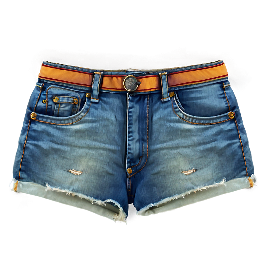 Oversized Denim Jorts Png Cvx