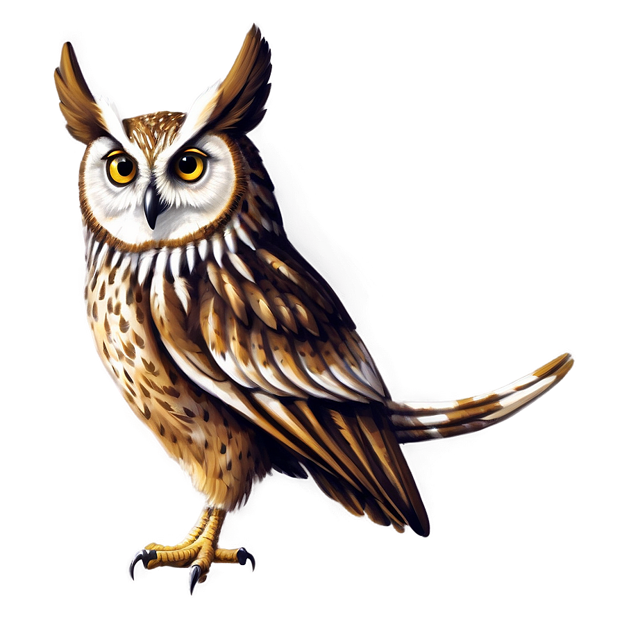 Owl Illustration Png 05062024