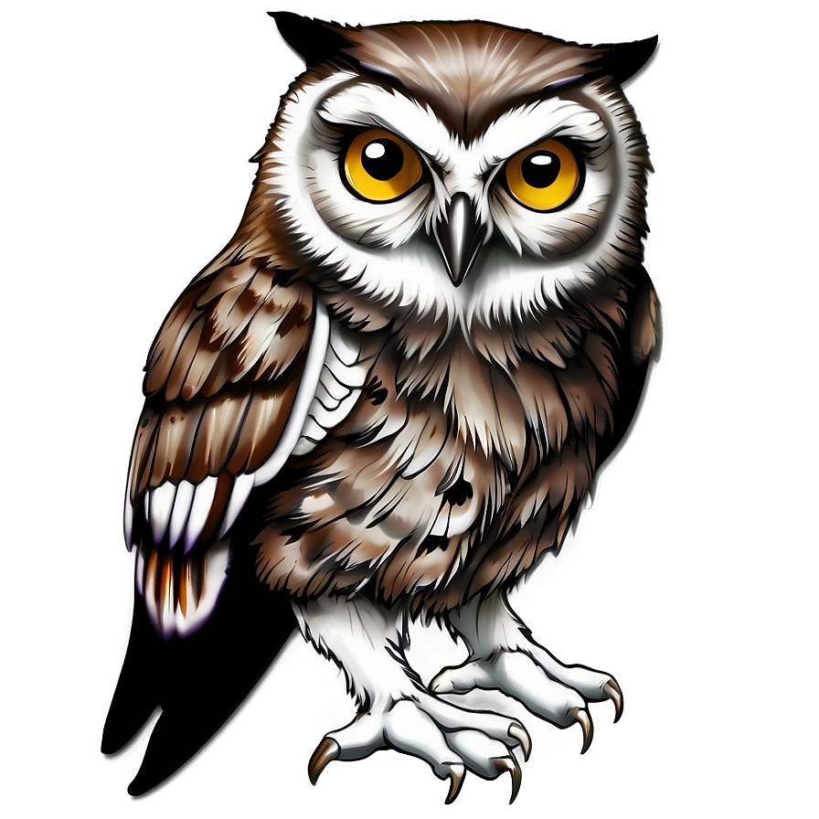 Owl Tattoo Png 05042024