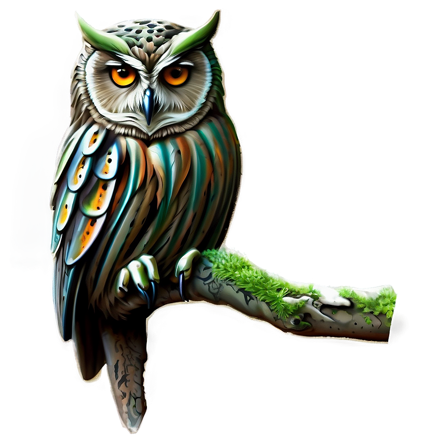 Owl Tattoo Png Cap