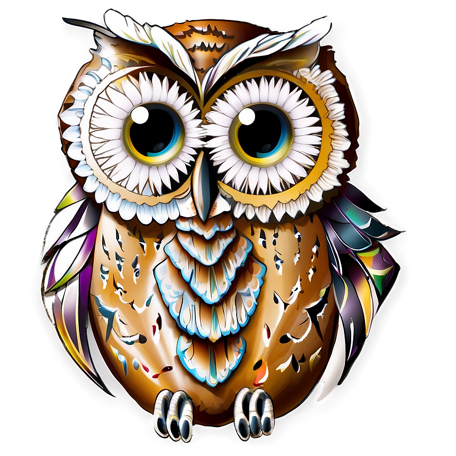 Owl Tattoo Png Qhx