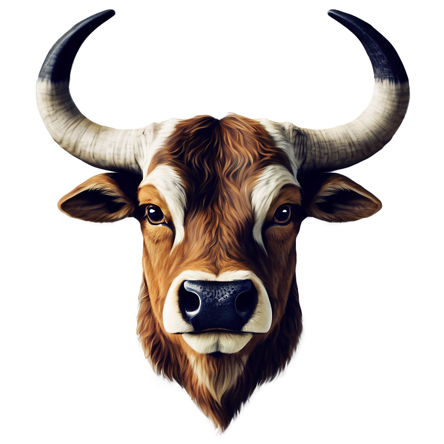 Ox Head Illustration Png 24