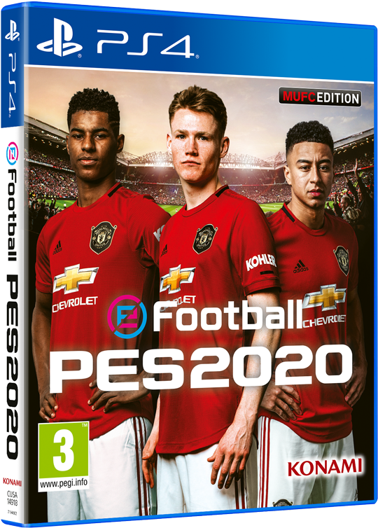 P E S2020 Manchester United Edition P S4 Cover