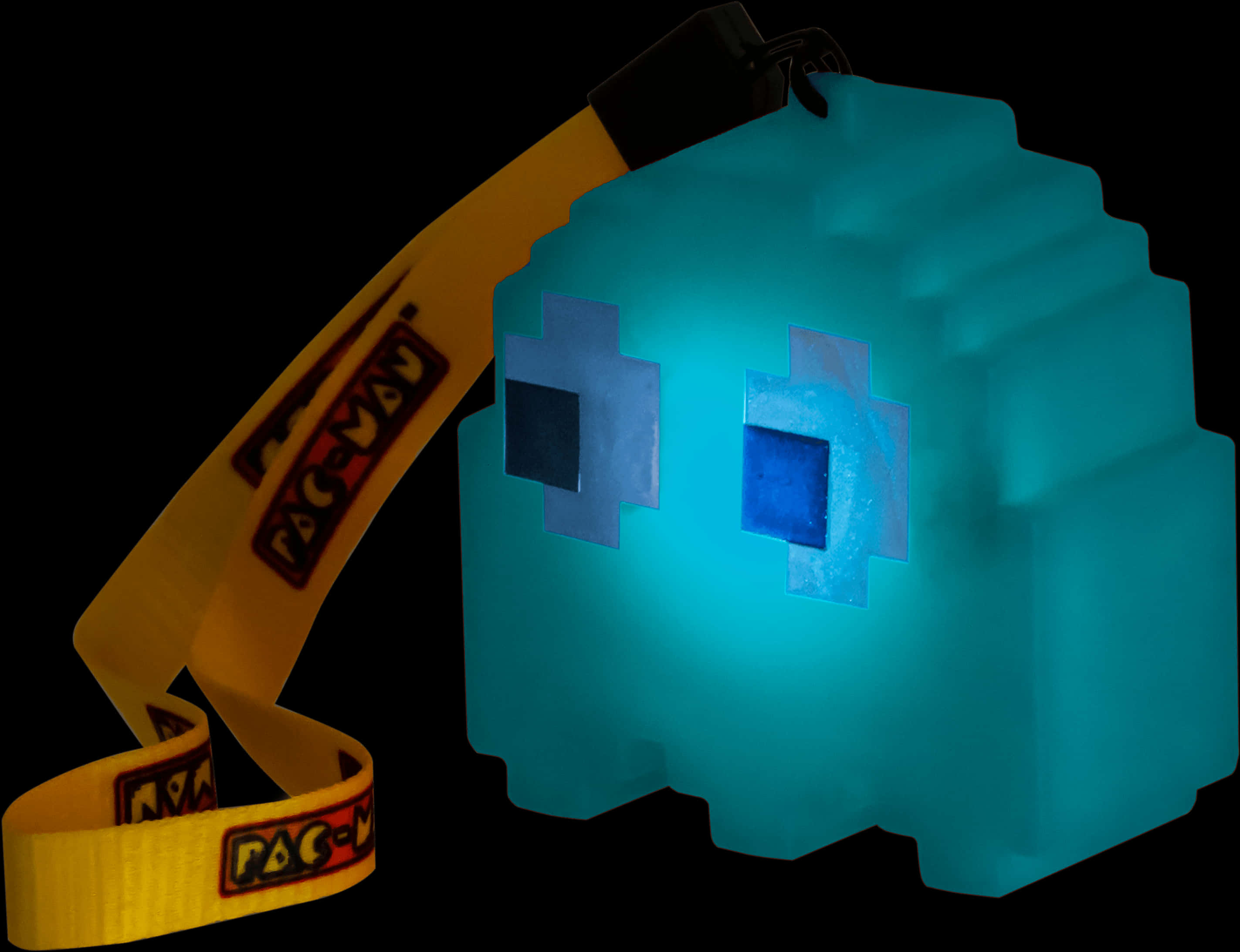 Pac Man Ghost Keychain Glow