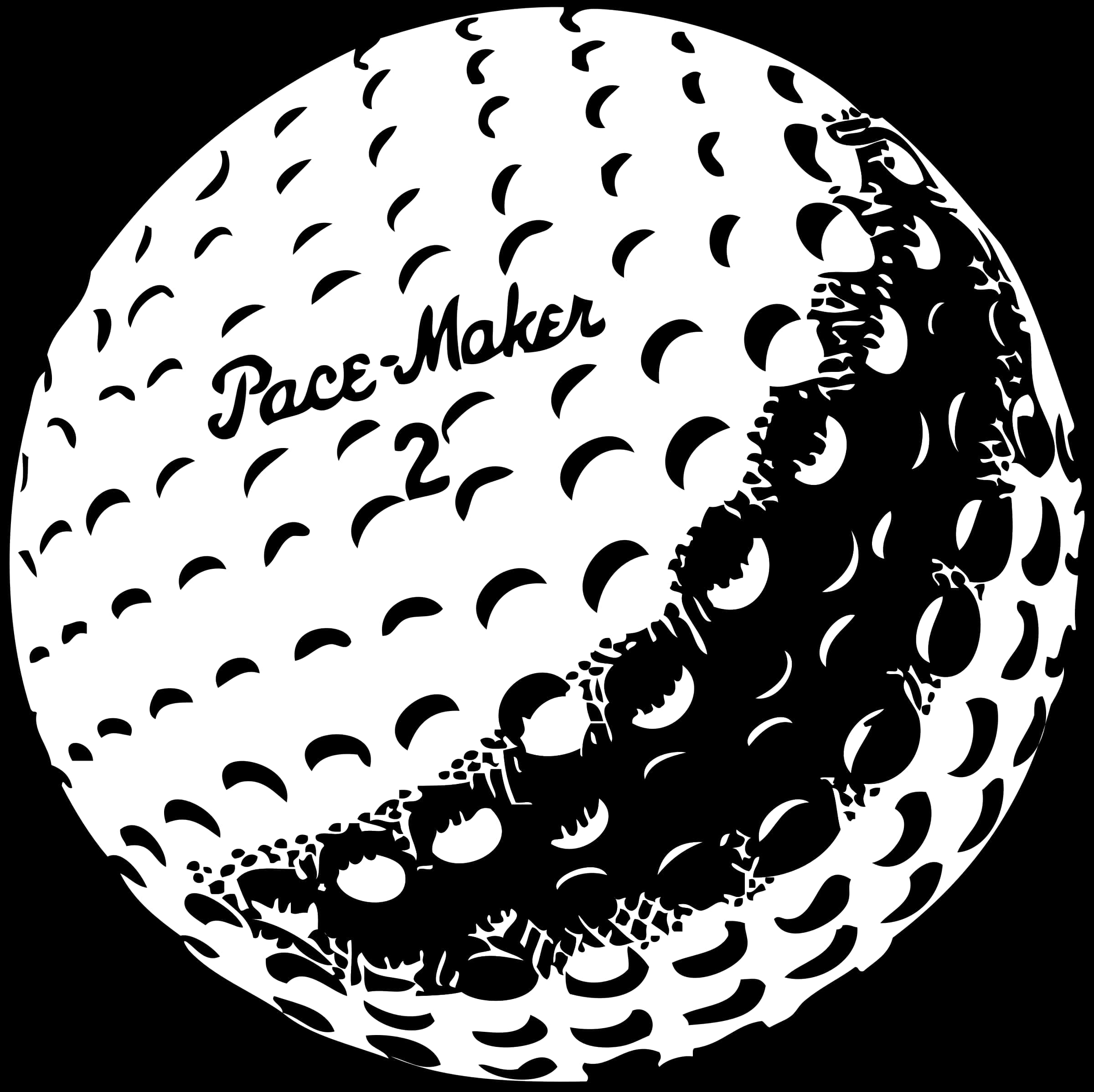 Pace Maker Golf Ball Graphic