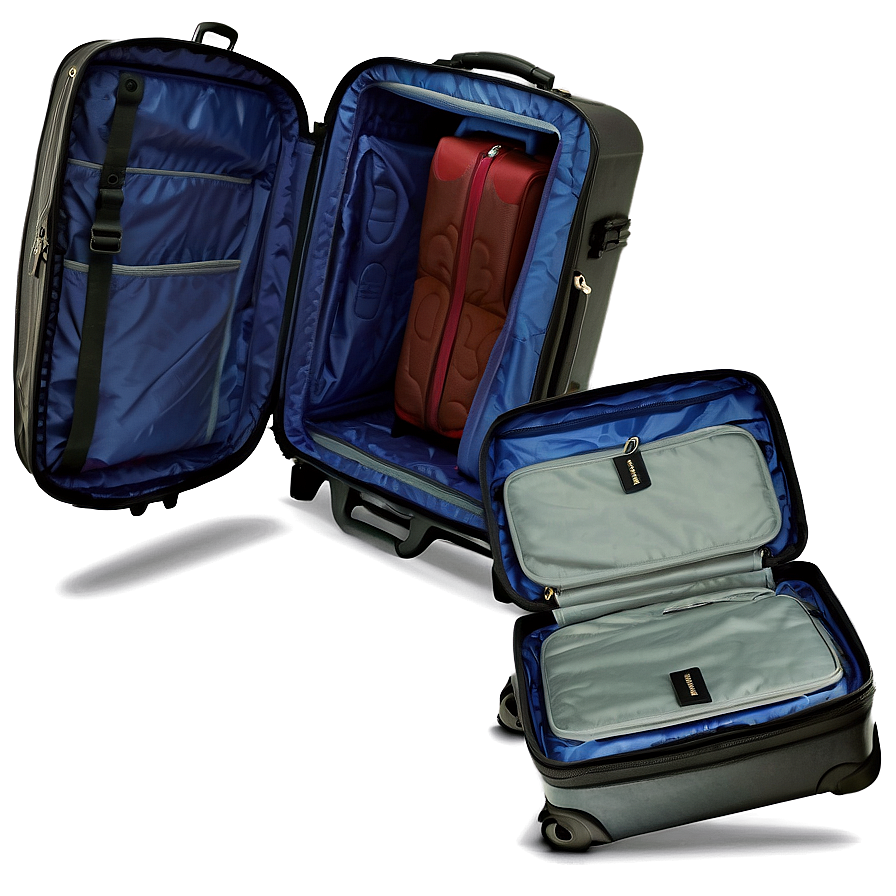 Packed Open Suitcase Png Vej