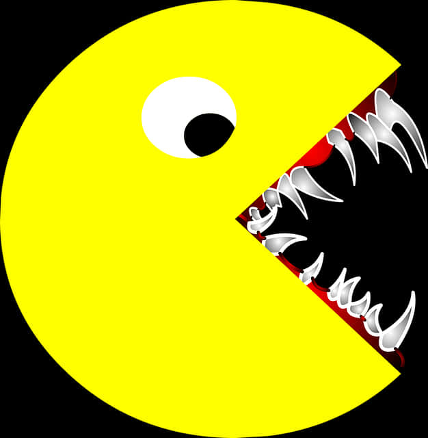 Pacman With Sharp Teeth