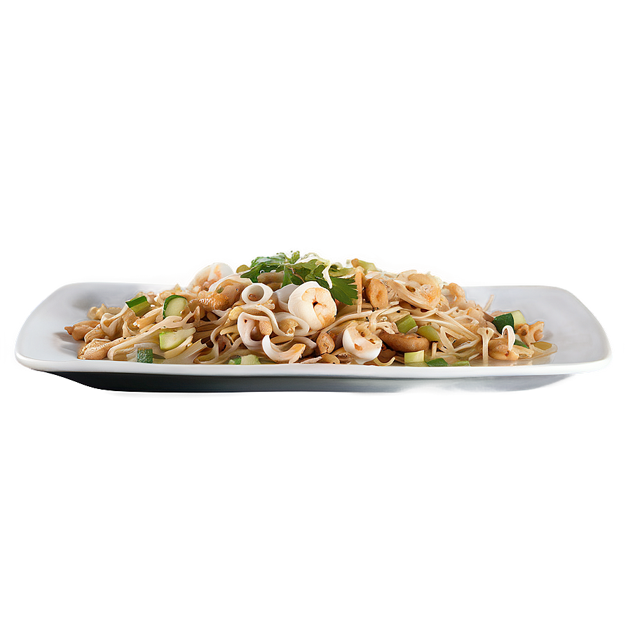 Pad Thai Noodle Bowl Png Qsy76