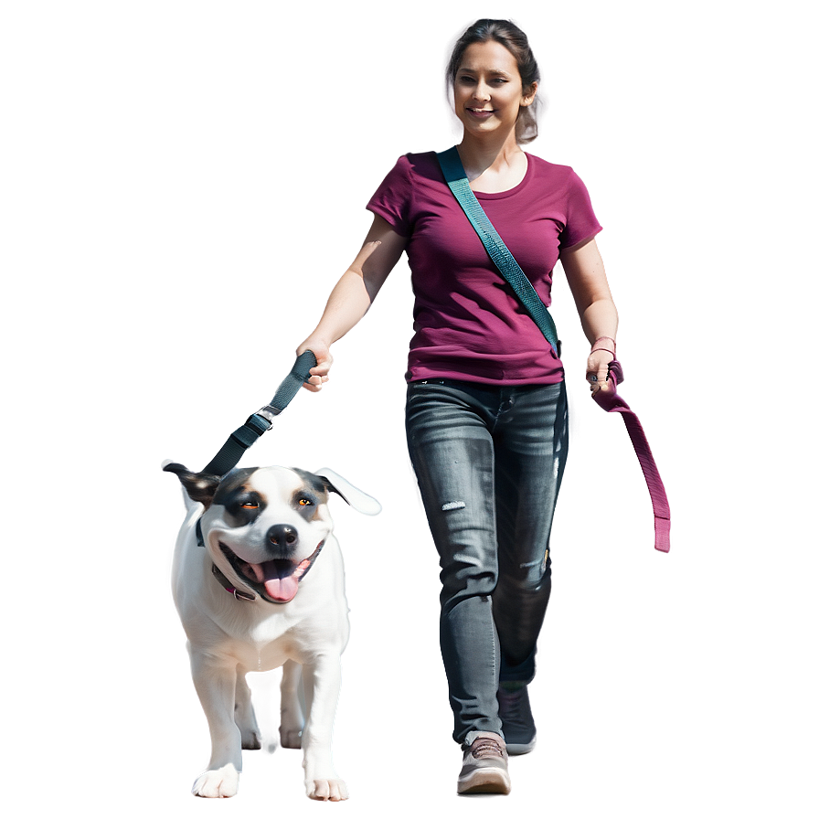 Padded Handle Dog Leash Png Cmf72