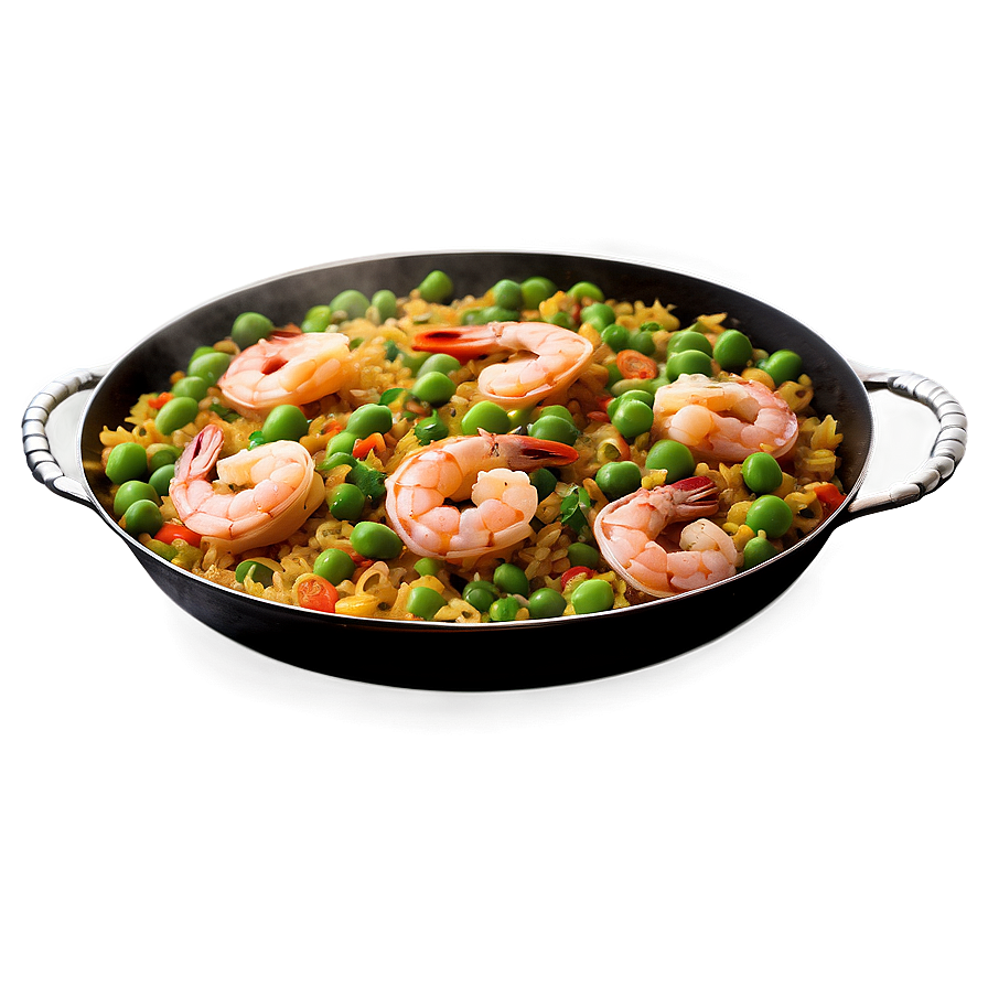 Paella With Peas And Shrimp Png 20