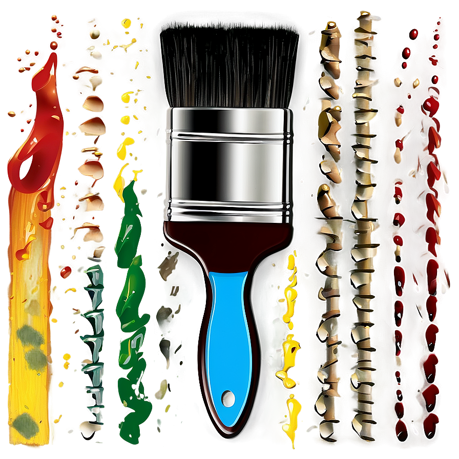 Paint Brush And Paint Tube Png 87