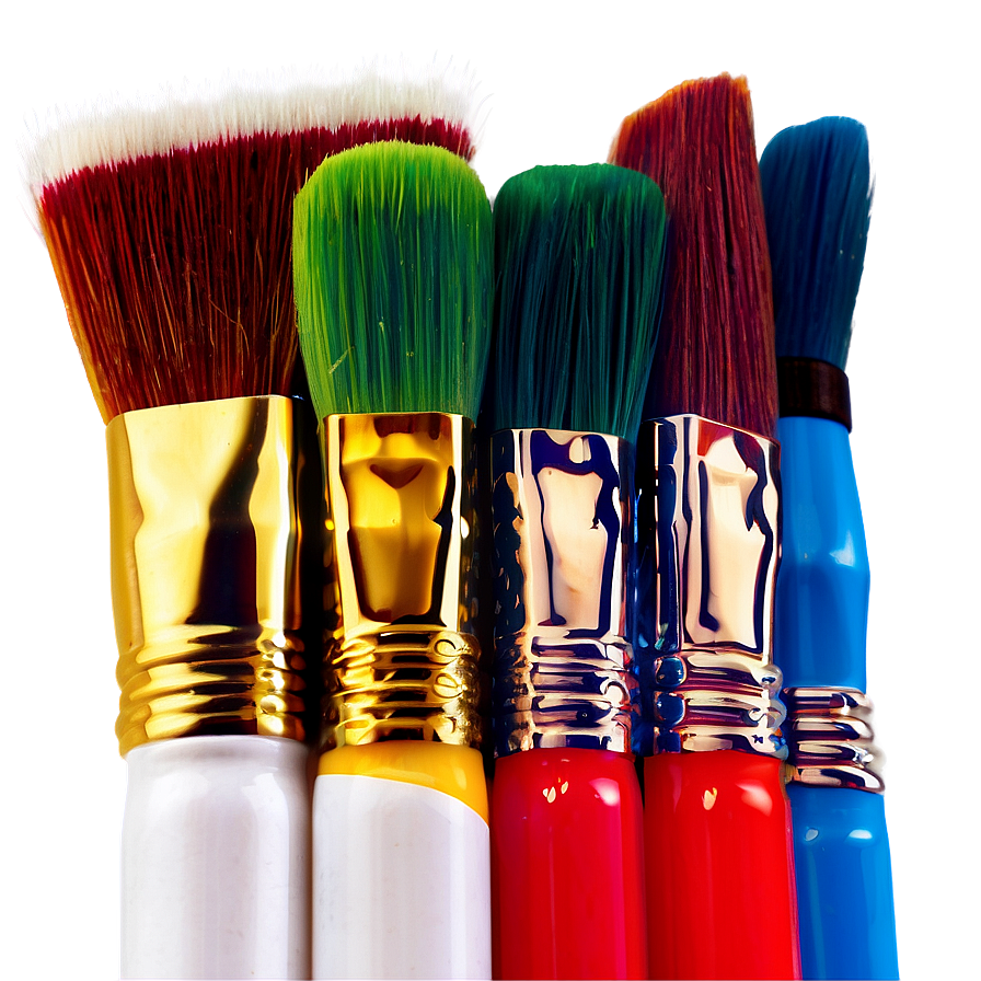 Paint Brush And Paint Tube Png Qmr29