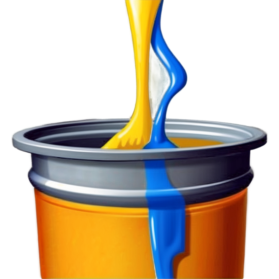 Paint Bucket Spill Png Wks51