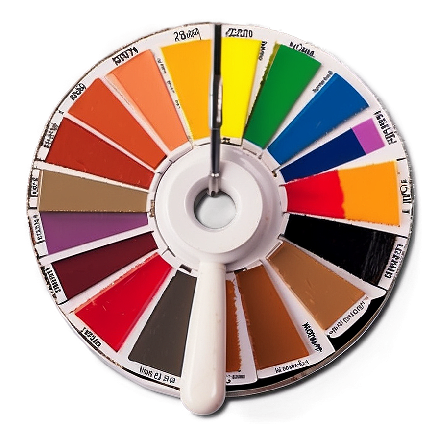 Paint Swatch Color Wheel Png 38