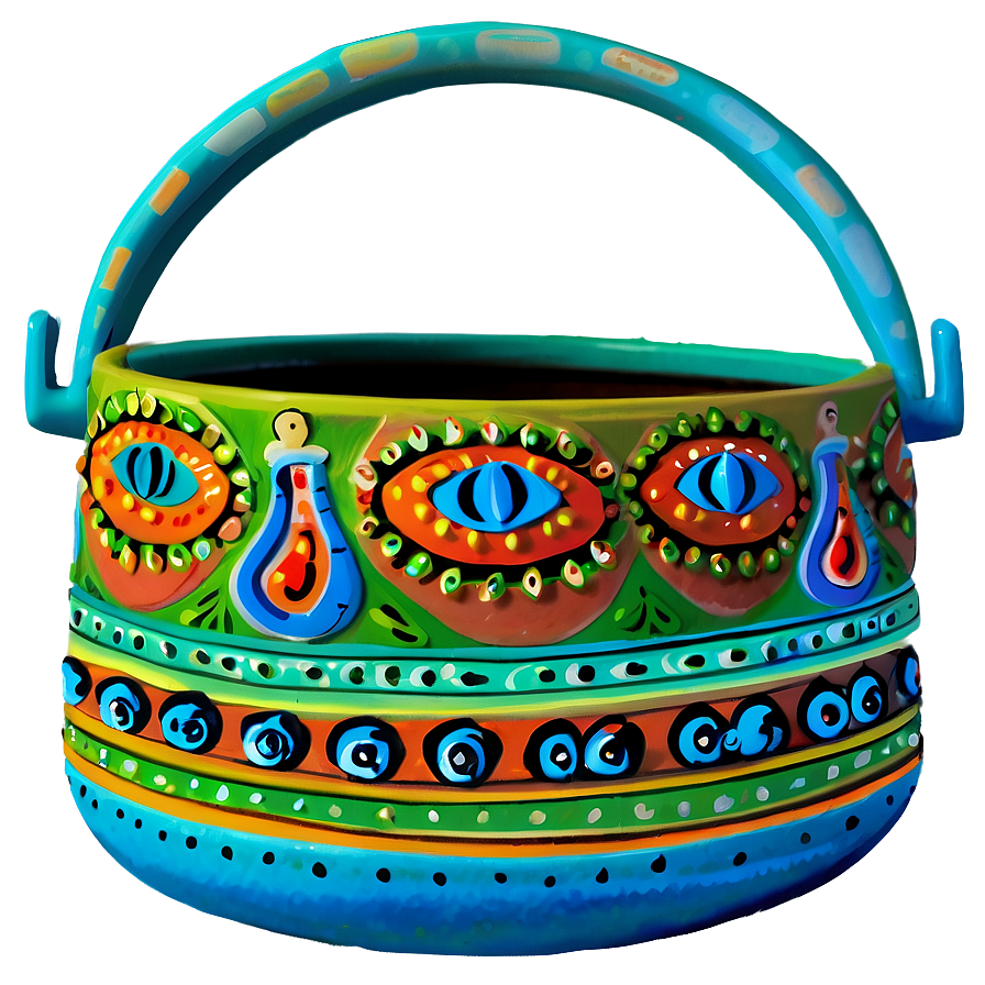 Painted Pot Png 30