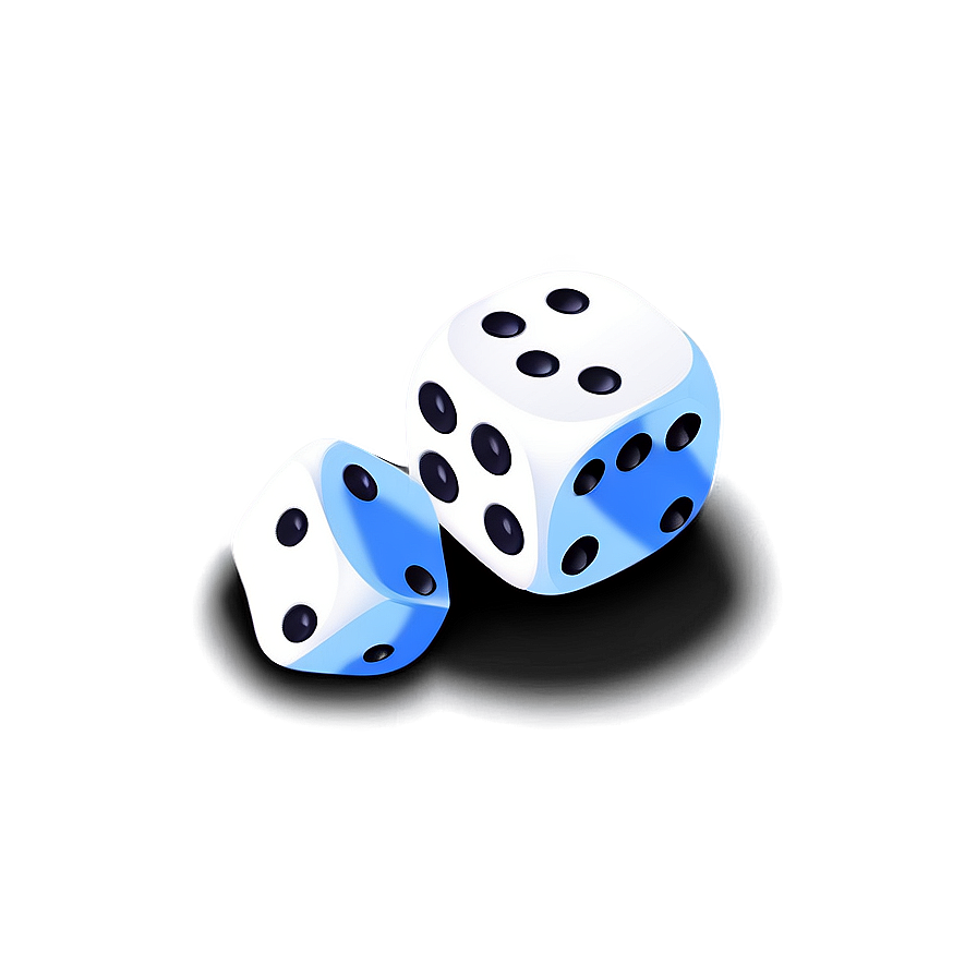 Pairof Dice Blueand White