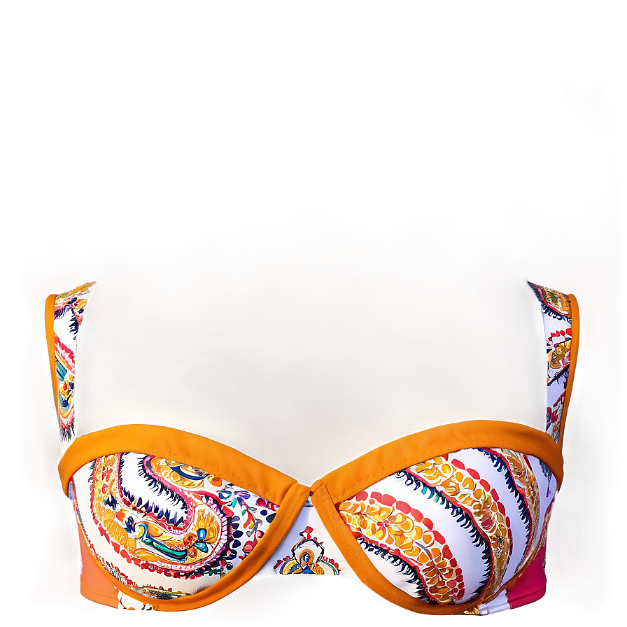 Paisley Bikini Top Png 37