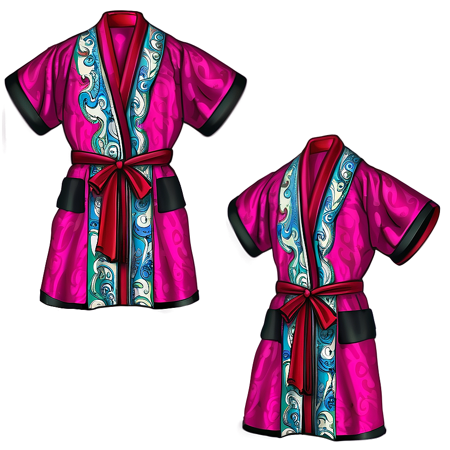 Paisley Pattern Robe Png 99