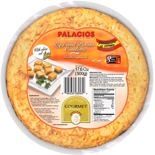 Palacios Eggand Potato Omelette Packaging