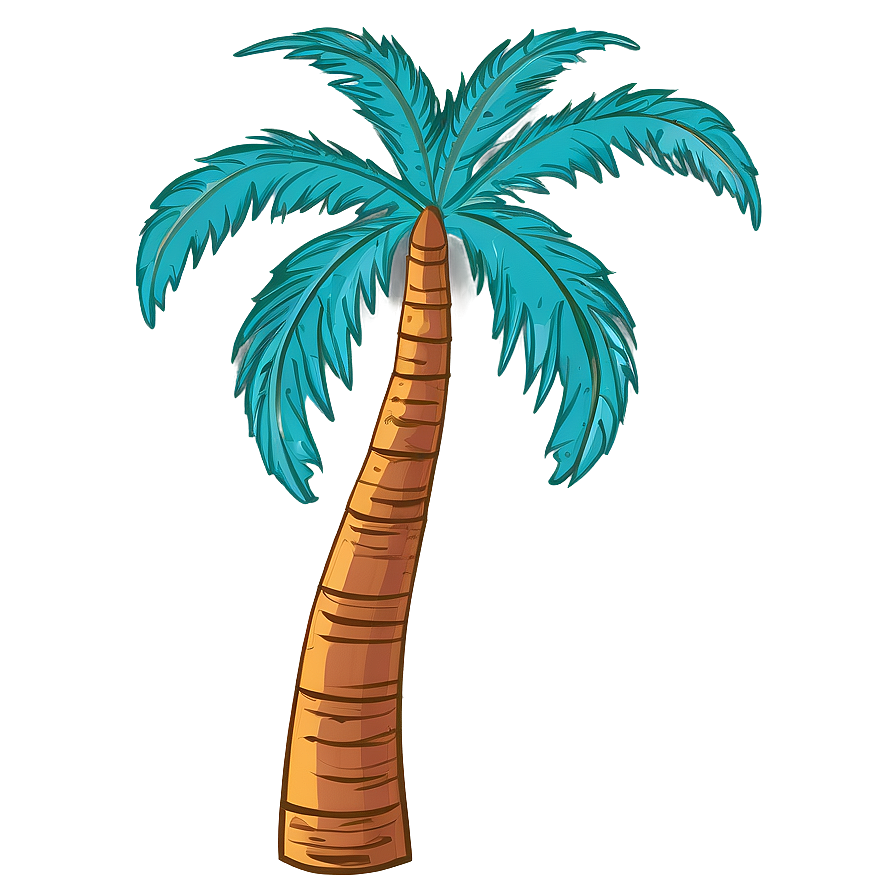 Palm Tree Drawing Png 04292024