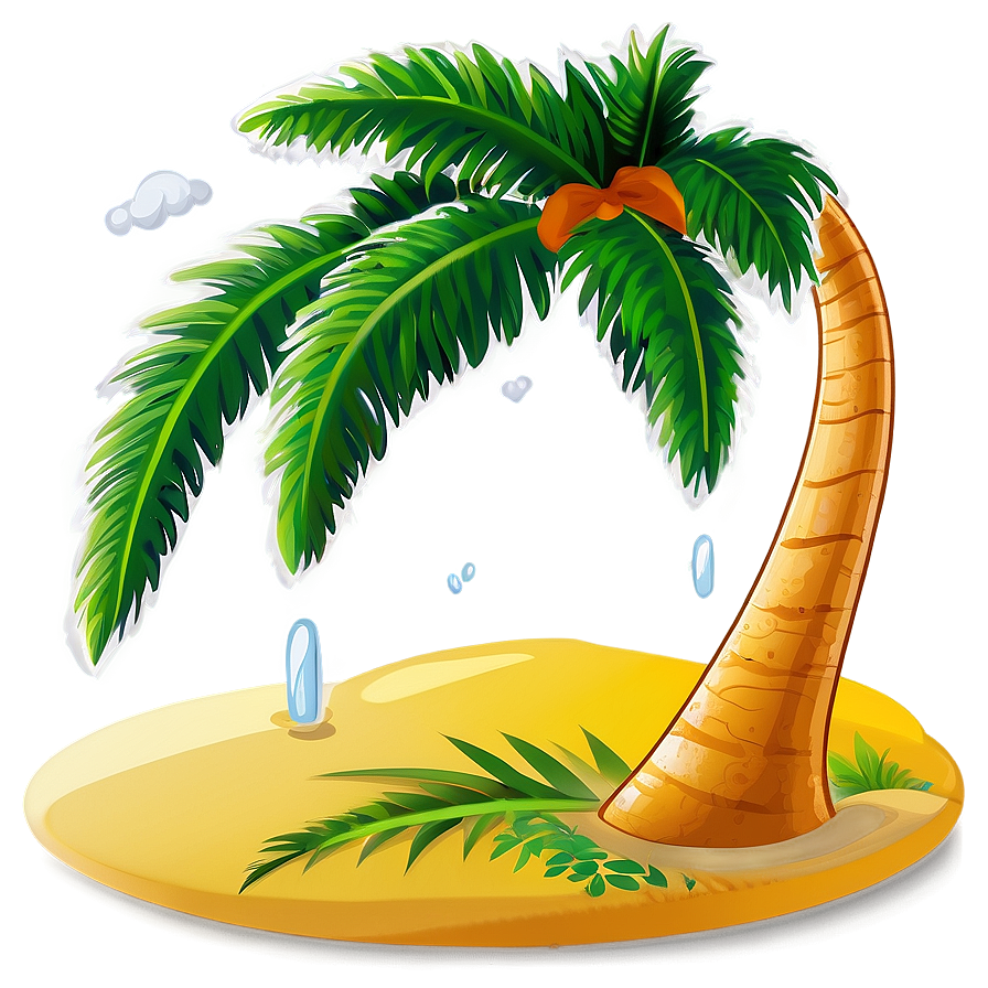 Palm Tree Illustration Png Ikt