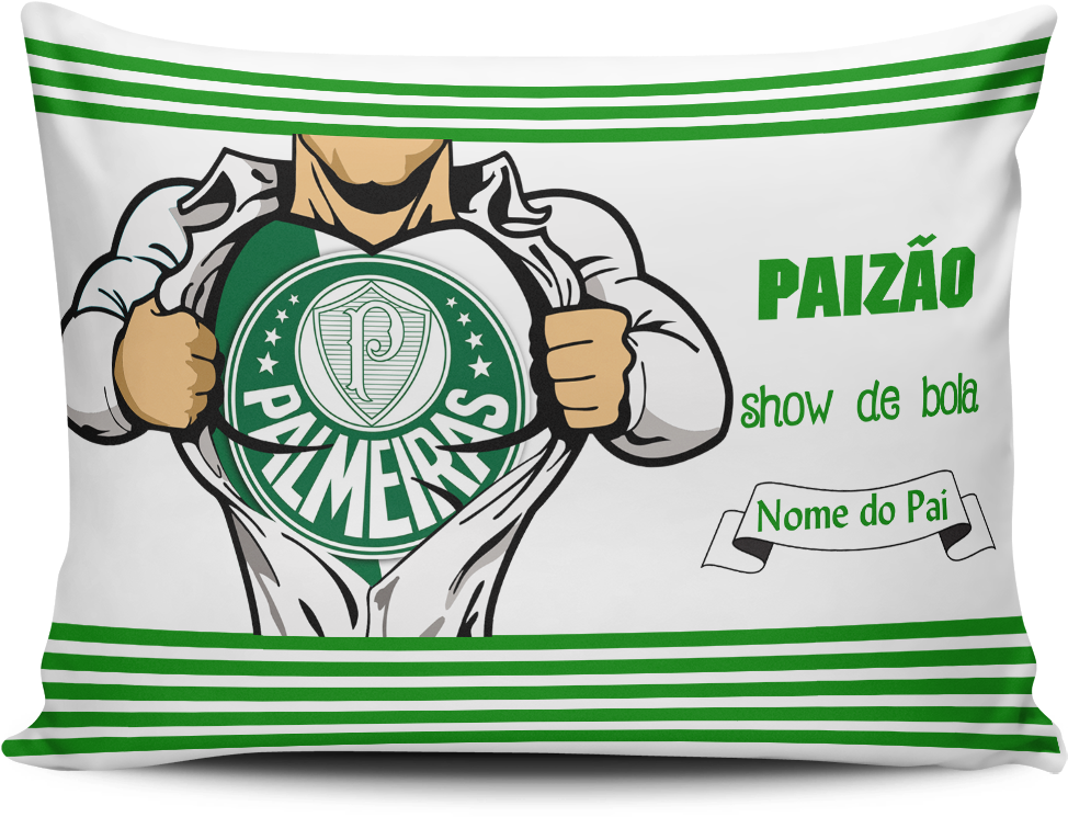 Palmeiras Superhero Themed Cushion Design