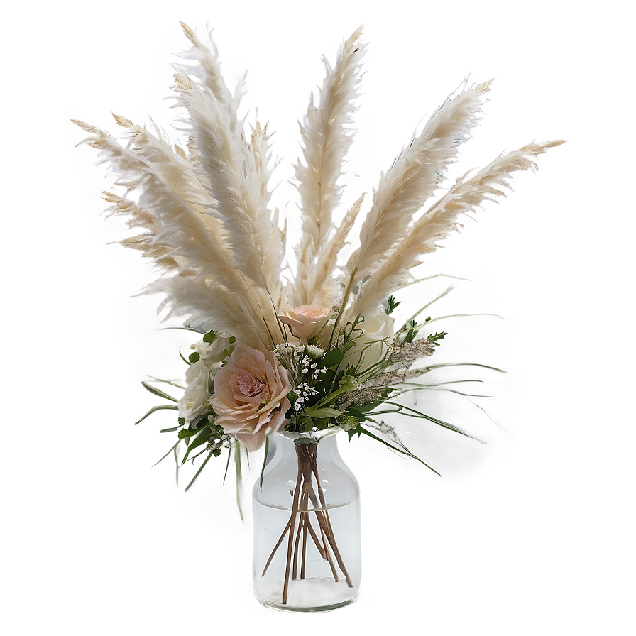 Pampas Grass Centerpiece Png 06122024