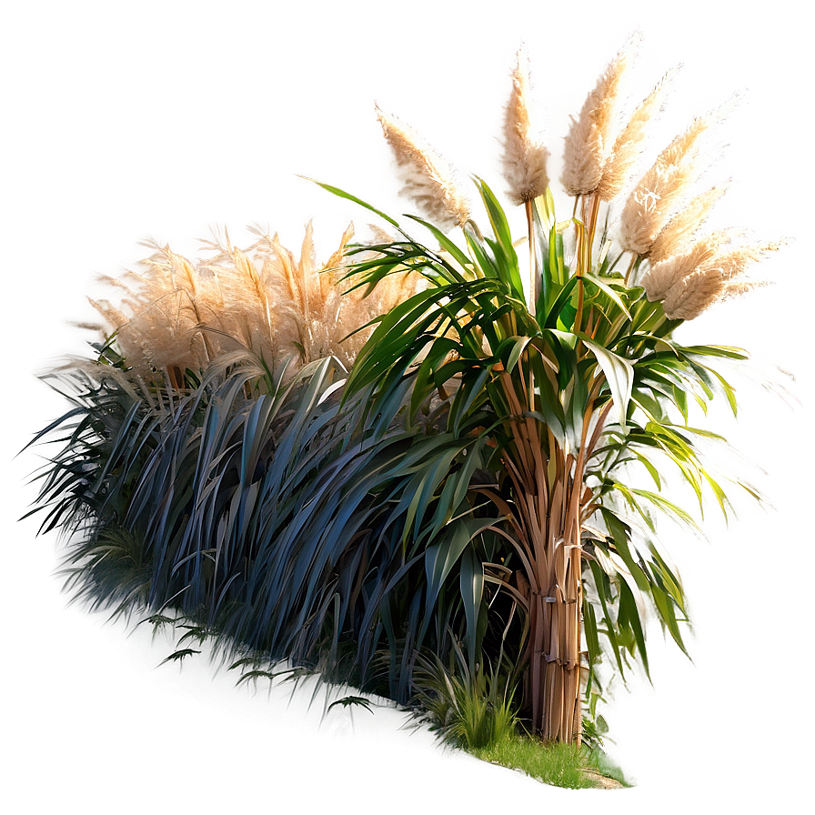 Pampas Grass Pathway Png 64