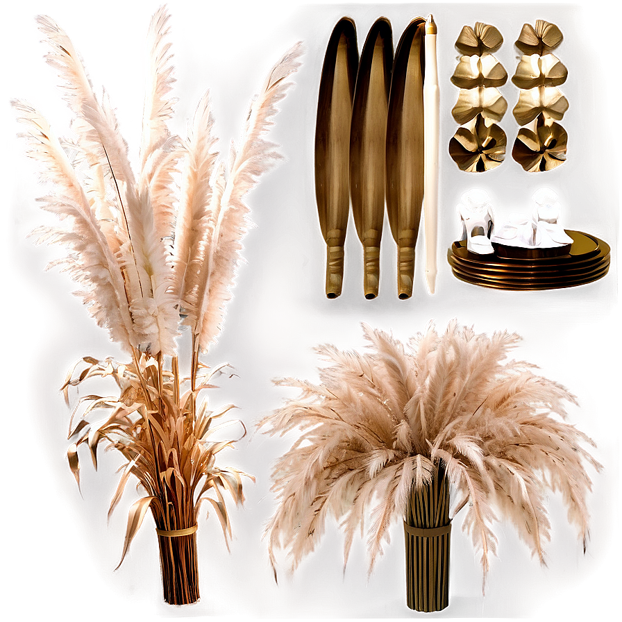 Pampas Grass Wedding Decor Png 06122024