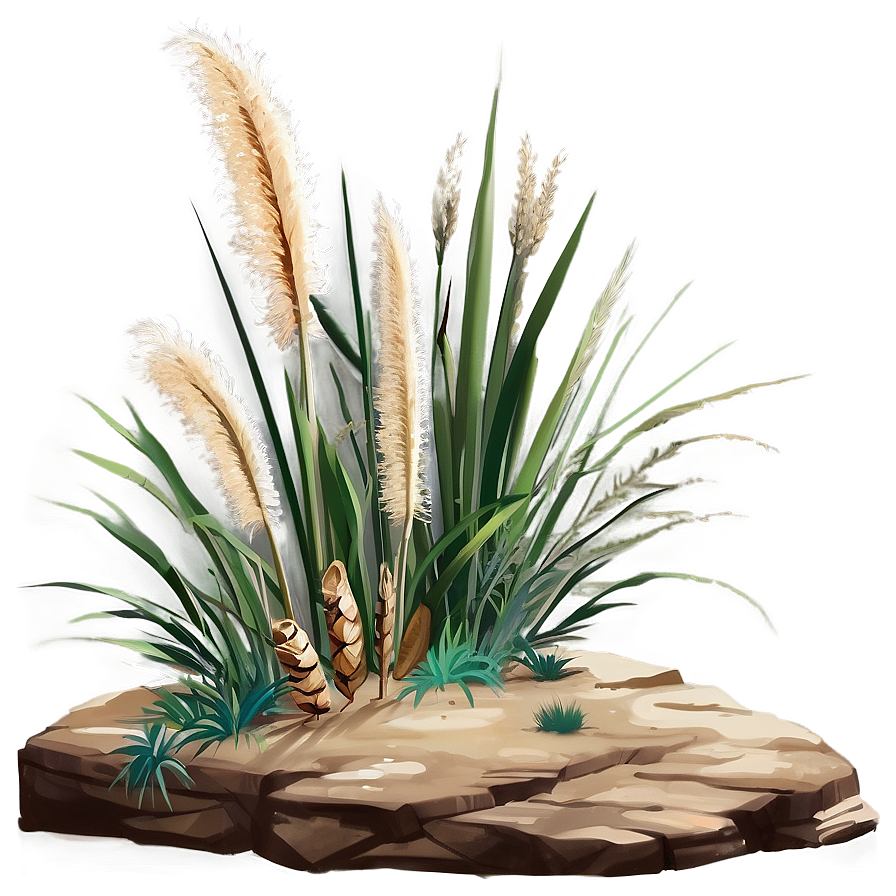 Pampas On Cliff Png 06272024