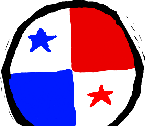 Panama Flag Artistic Interpretation