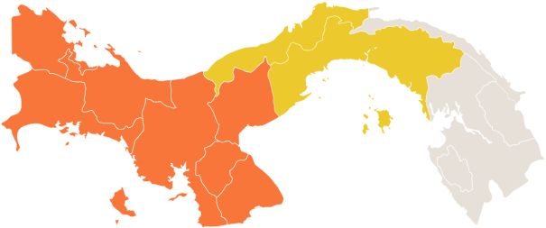 Panama Heat Map Distribution