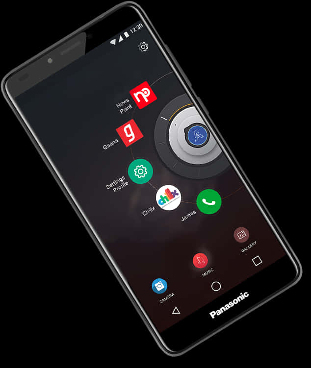 Panasonic Smartphone Interface