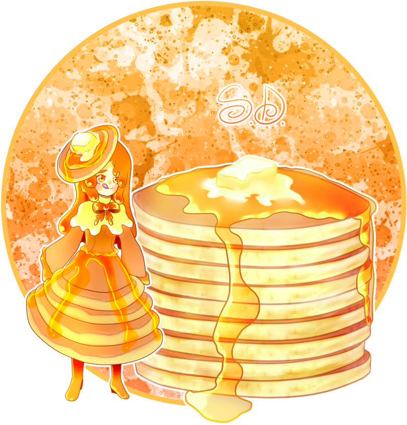 Pancake Themed Anime Character