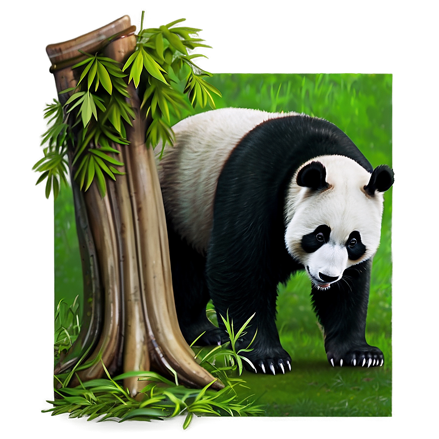 Panda Bear Illustration Png 44