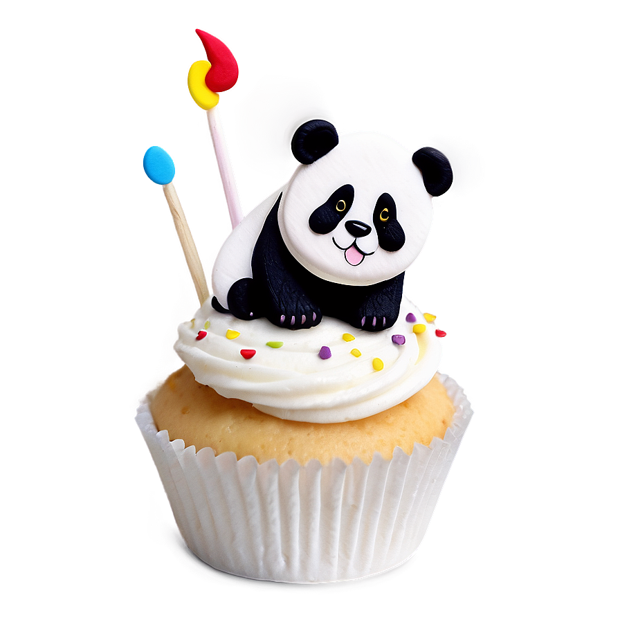 Panda Cupcake Topper Png Oto73