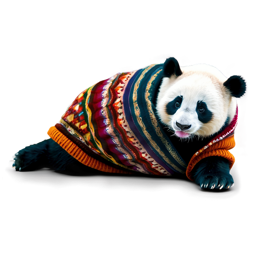 Panda In A Sweater Png Gsc14