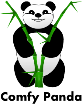 Panda Logowith Bamboo