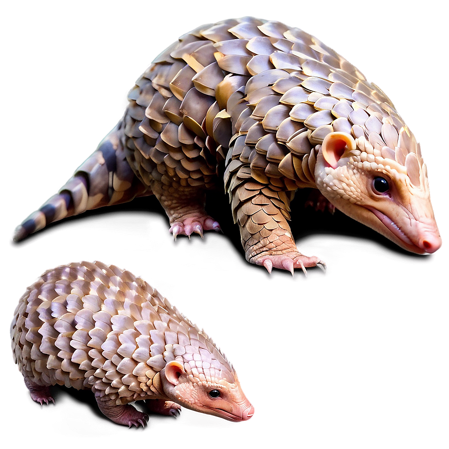 Pangolin Family Scene Png Yvp8