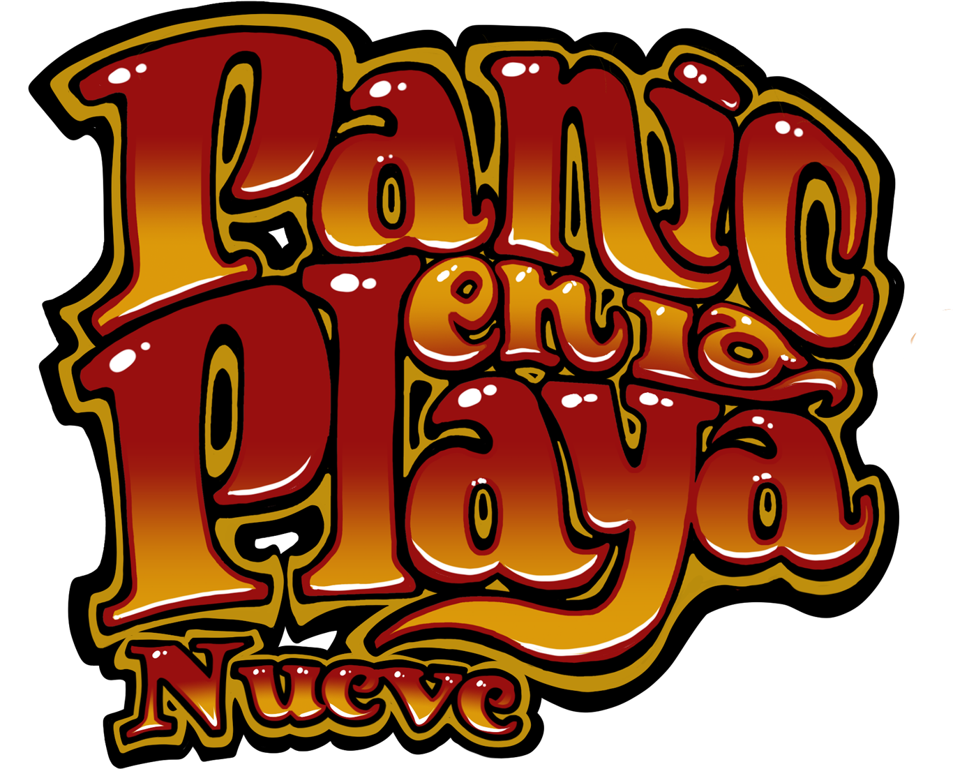 Panic En La Playa Nueve Logo