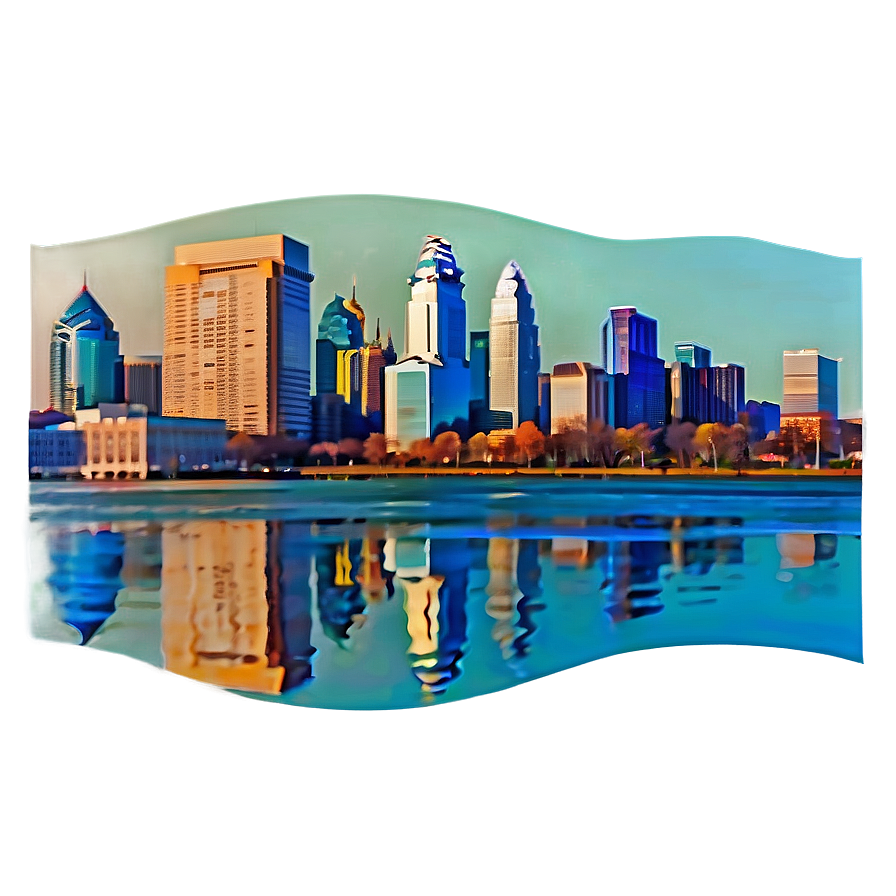 Panoramic Philadelphia Skyline Png Ajl