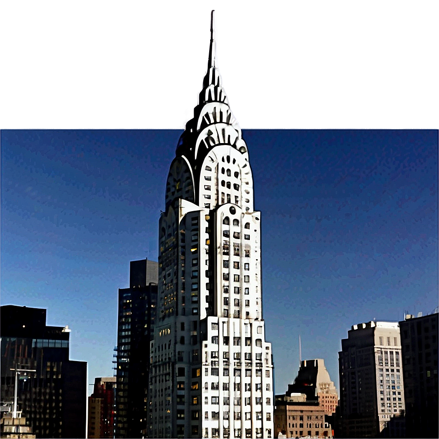 Panoramic View Chrysler Building Png Rwc40