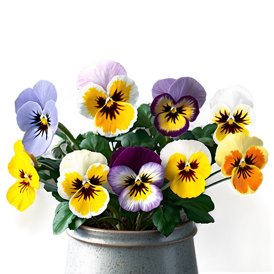 Pansy Arrangement Png 19