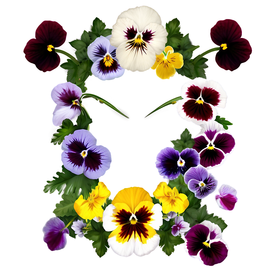 Pansy Arrangement Png 97