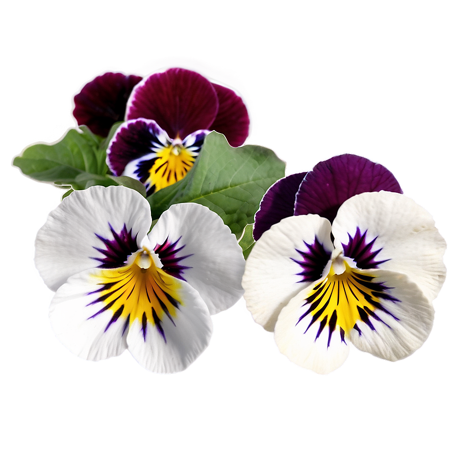 Pansy Border Png Mju52