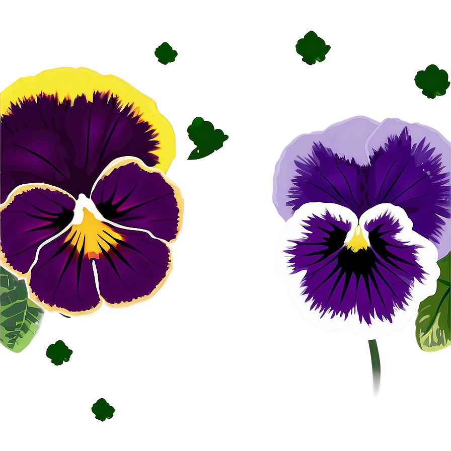 Pansy Clip Art Png 06232024