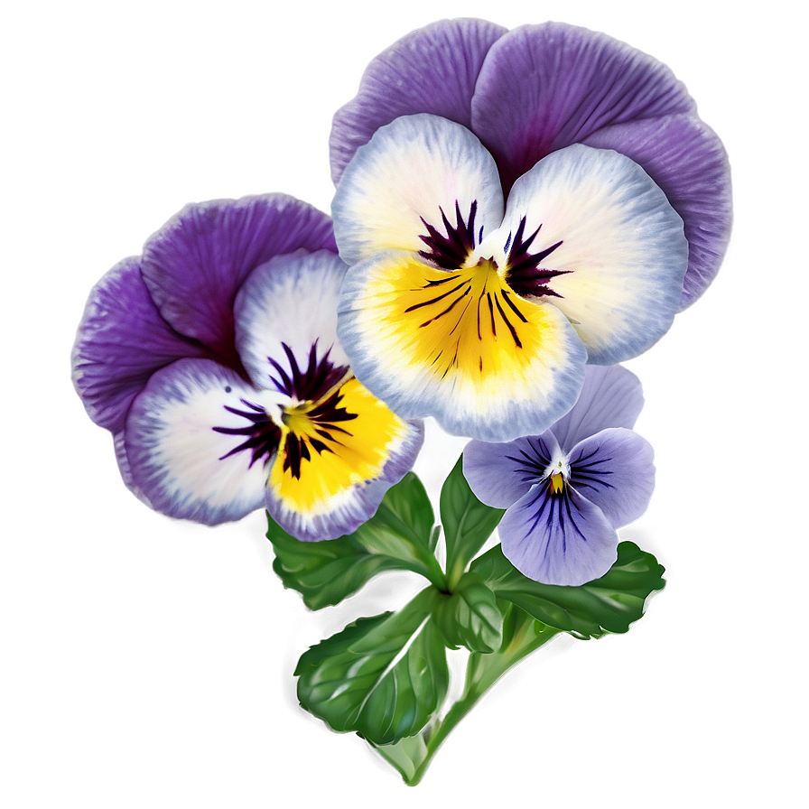 Pansy Closeup Png Klr