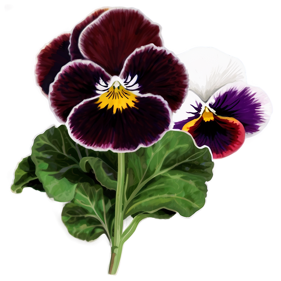 Pansy Cluster Png Sct51