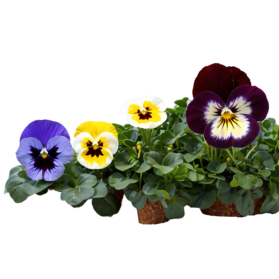 Pansy Field Png Eue