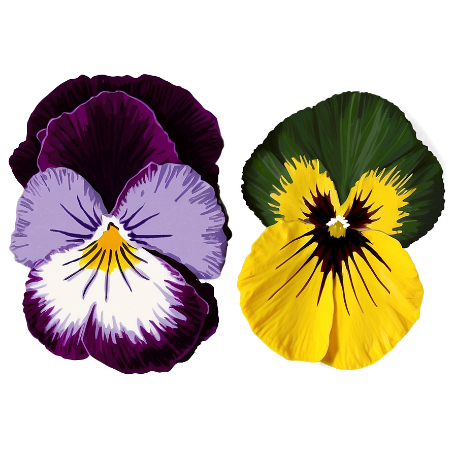 Pansy Flower Transparent Png Pis